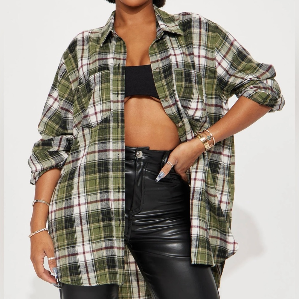 Green Toned Flannel💚